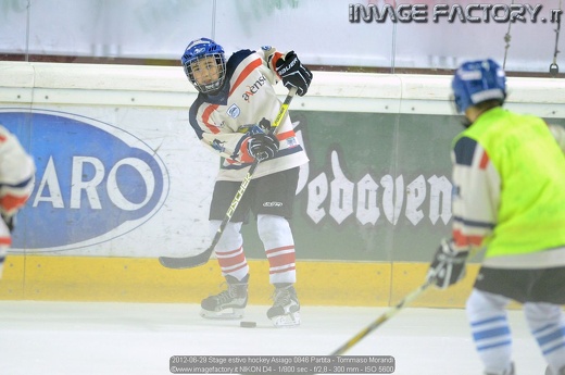 2012-06-29 Stage estivo hockey Asiago 0846 Partita - Tommaso Morandi
